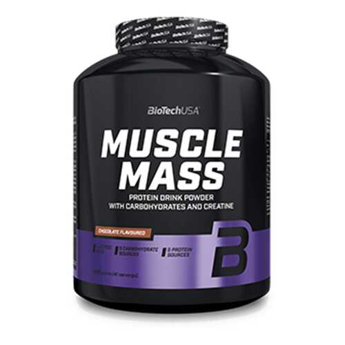 Гейнер BioTech Muscle Mass, 1000 г (клубника) в Сплав