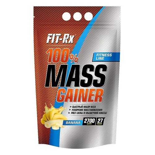 Гейнер FIT-Rx 100% Mass Gainer 2700 г Banana в Сплав