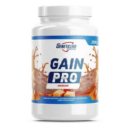 Гейнер GeneticLab Nutrition Gain Pro 2000 г Marsian в Сплав