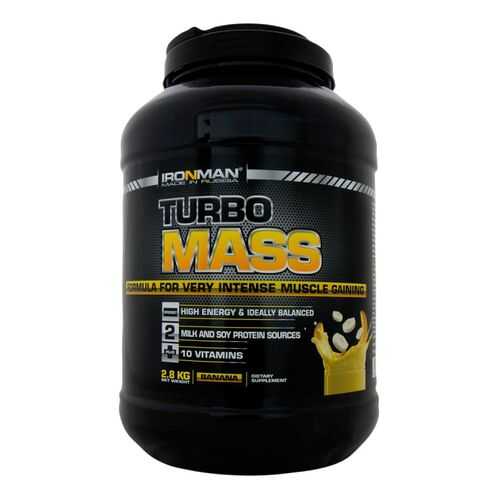 Гейнер Ironman Turbo Mass Gainer 2800 г Banana в Сплав
