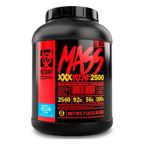 Гейнер MUTANT Mass XXXtreme 2500 Печенье крем (3,2 кг) в Сплав