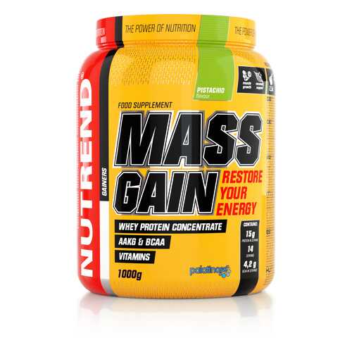 Гейнер NUTREND Mass Gain (1.0 кг) фисташковый в Сплав