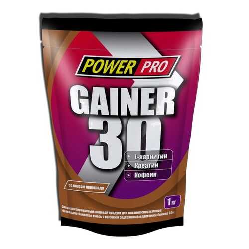 Гейнер PowerPro Gainer 30 1000 г шоколад в Сплав