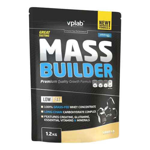 Гейнер VPLab Mass Builder 1200 г Vanilla в Сплав