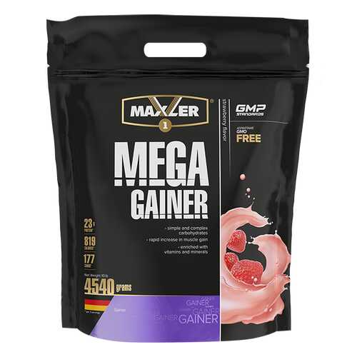 Maxler Mega Gainer, мешок 4.5кг (клубника) в Сплав