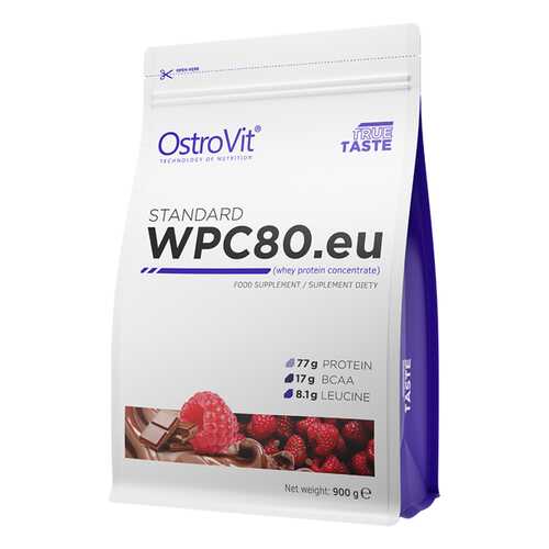 Ostrovit Standard WPC80.eu (900 г) (Шоколад-малина) в Сплав