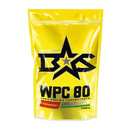 Протеин Binasport WPC 80 Whey Protein 750 г Raspberry в Сплав