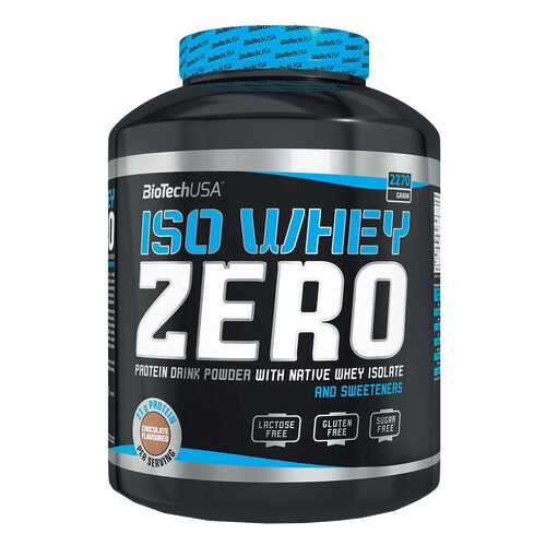 Протеин BioTech Iso Whey Zero 2270 г Cookies & Cream в Сплав