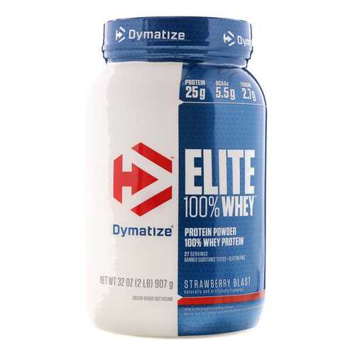 Протеин Dymatize Nutrition Elite Whey Protein 907 г Strawberry Blast в Сплав