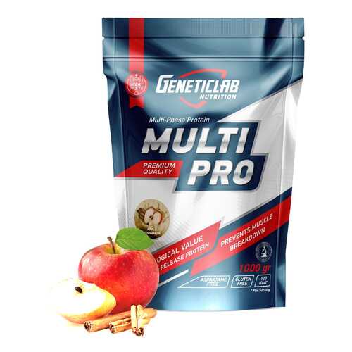 Протеин GeneticLab Nutrition Multi Pro 1000 г Apple&Cinnamon в Сплав