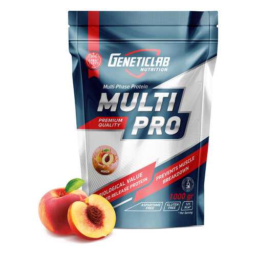 Протеин GeneticLab Nutrition Multi Pro 1000 г Peach в Сплав