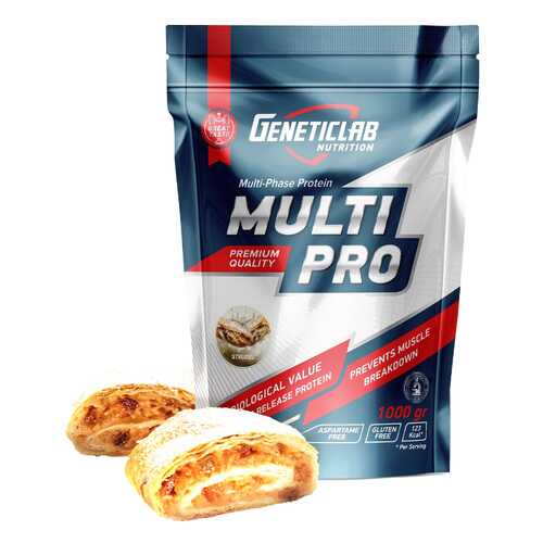 Протеин GeneticLab Nutrition Multi Pro 1000 г Strudel в Сплав