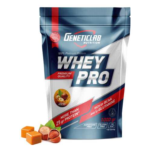 Протеин GeneticLab Nutrition Whey Pro 1000 г Caramel Hazelnut в Сплав