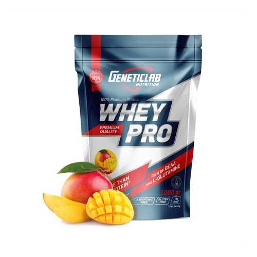 Протеин GeneticLab Nutrition Whey Pro 1000 г Mango в Сплав