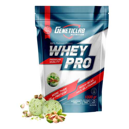 Протеин GeneticLab Nutrition Whey Pro 1000 г Pistachio Ice-Cream в Сплав