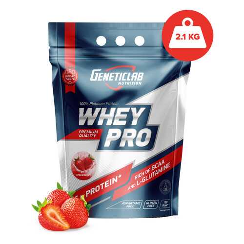 Протеин GeneticLab Nutrition Whey Pro 2 2100 г Strawberry в Сплав