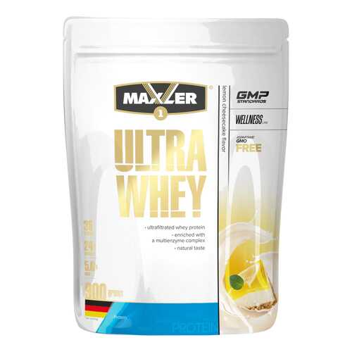 Протеин Maxler Ultra Whey 900 г Lemon Cheesecake в Сплав