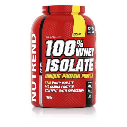 Протеин NUTREND 100% Whey Isolate (1.8 кг) банан в Сплав