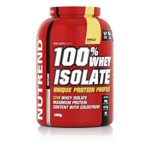 Протеин NUTREND 100% Whey Isolate (1.8 кг) ваниль в Сплав