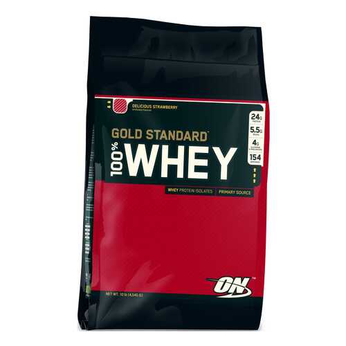 Протеин Optimum Nutrition 100% Whey Gold Standard 4550 г Strawberry в Сплав