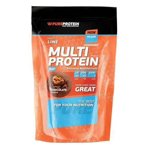 Протеин PureProtein Multicomponent Protein 1050 г шоколадное печенье в Сплав