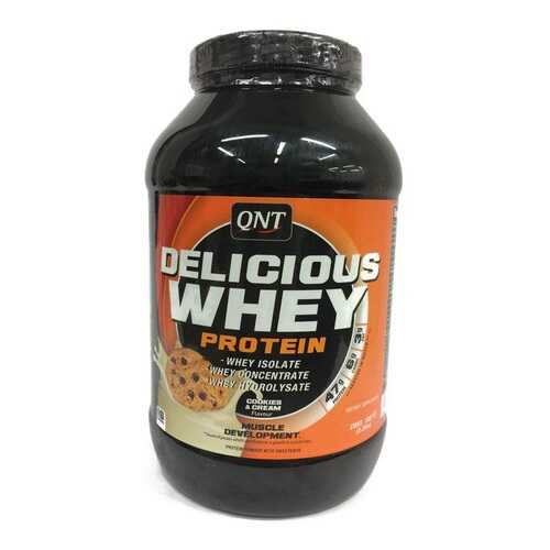 Протеин QNT Delicious Whey Protein 1000 г Cookie Cream в Сплав