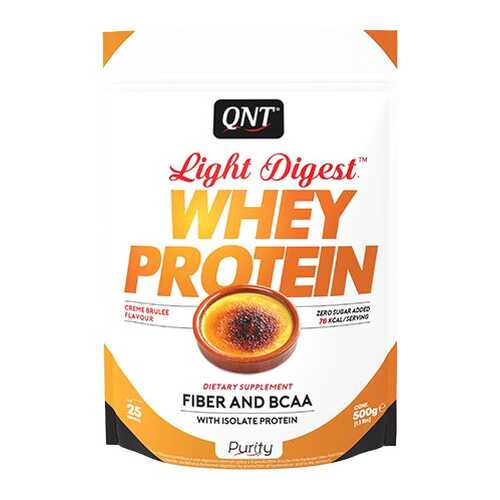 Протеин QNT Whey Protein Light Digest 500 г Creme Brulee в Сплав