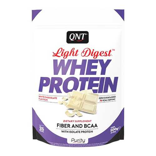 Протеин QNT Whey Protein Light Digest 500 г White Chocolate в Сплав