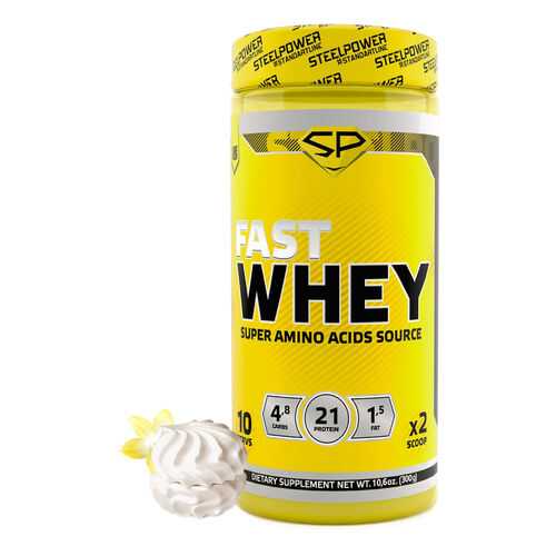 Протеин сывороточный STEEL POWER Fast Whey Protein 300 г (Зефир) в Сплав