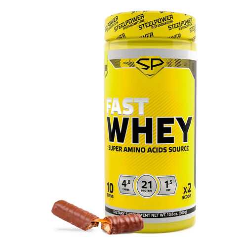 Протеин сывороточный STEEL POWER Fast Whey Protein 300 гр (Твикс) в Сплав