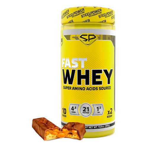 Протеин сывороточный STEEL POWER Fast Whey Protein Сникерс 300 г в Сплав