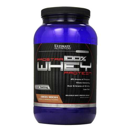 Протеин Ultimate Nutrition Prostar 100% Whey Protein 900 г Cocoa Mocha в Сплав