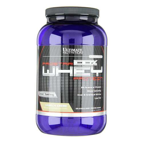 Протеин Ultimate Nutrition Prostar 100% Whey Protein 900 г Vanilla Creme в Сплав