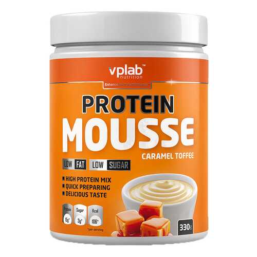 Протеин VPLab Protein Mousse 330 г Caramel Toffee в Сплав