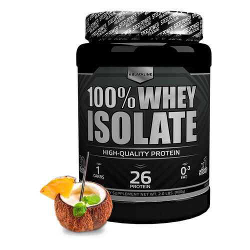 Протеин WHEY ISOLATE (100% изолят), 900 гр, вкус «Пина колада», STEELPOWER в Сплав