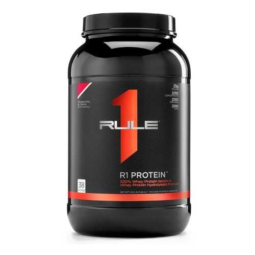 Rule One Proteins Протеин Rule 1 R1 Protein (изолят), 1144 г, вкус: клубничный крем в Сплав
