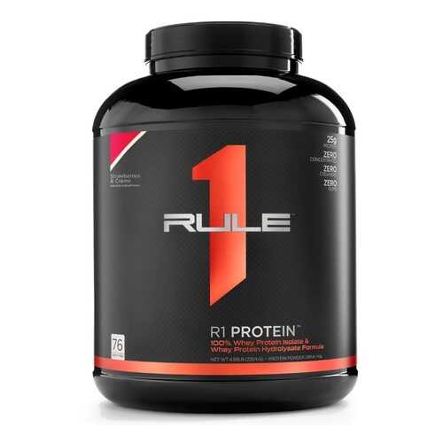 Rule One Proteins Протеин Rule 1 R1 Protein (изолят), 2204 г, вкус: клубничный крем в Сплав