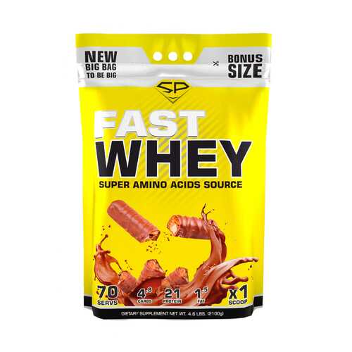 Сывороточный протеин Fast Whey, 2100 г, Твикс, SteelPower в Сплав