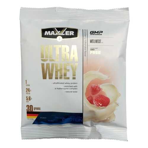 Сывороточный протеин Maxler Ultra Whey (30 г) (белый шоколад-малина) в Сплав