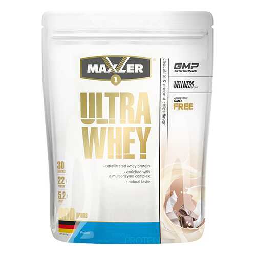 Сывороточный протеин Maxler Ultra Whey (900 г) (шоколадно-кокосовый) в Сплав