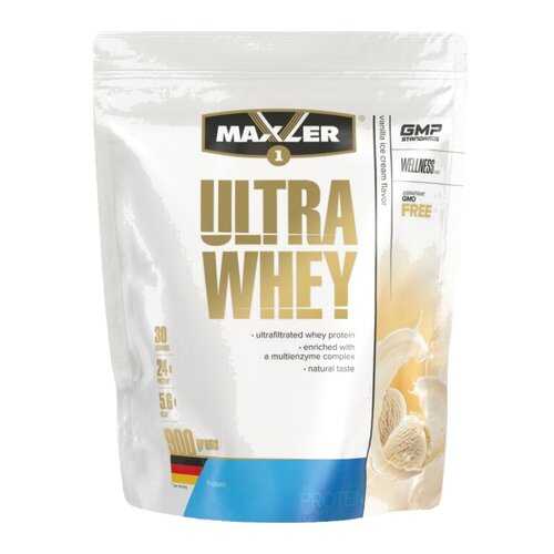 Сывороточный протеин MAXLER Ultra Whey 900 гр (Ваниль) в Сплав