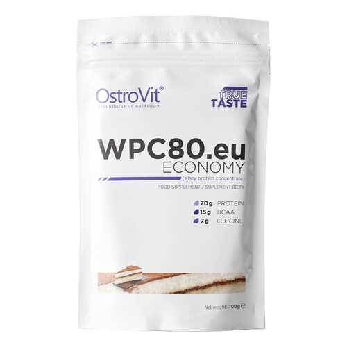 Сывороточный протеин Ostrovit Economy WPC80.eu, 700г (Тирамису) в Сплав