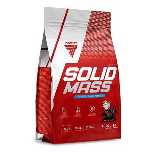 Trec Nutrition Гейнер Solid Mass, 1000 г, вкус: шоколад в Сплав