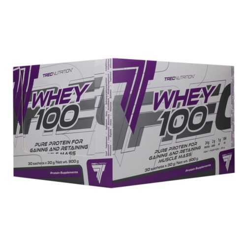 Trec Nutrition Протеин Trec Nutrition Whey 100, 900 г, вкус: шоколад - кокос в Сплав