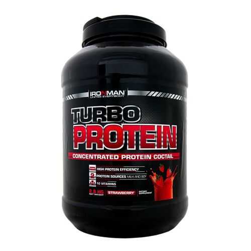Turbo Protein (Турбо Протеин) IRONMAN (2,8 кг.) земляника в Сплав