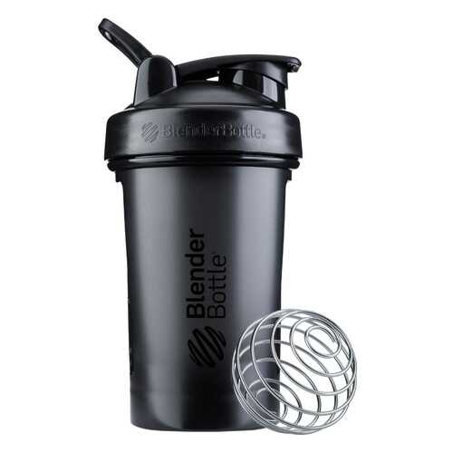 Blenderbottle Шейкер Classic V2 Full Color, 591 мл, цвет: черный в Сплав