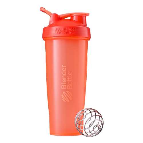 Шейкер Blender Bottle Classic Full Color 1 кам. 946 мл коралловый в Сплав