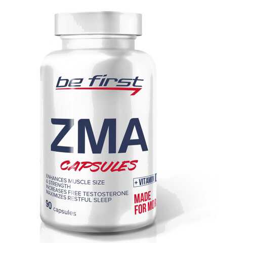 Be First ZMA + vitamin D3 (90 капсул) - магний цинк витамины для мужского здоровья в Сплав