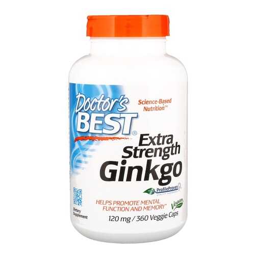 Добавка Doctor's Best Ginkgo Extra Strength (120 мг) 360 капсул в Сплав