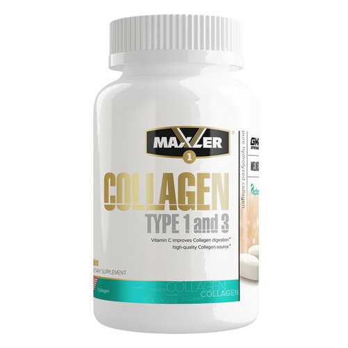 Коллаген Maxler Collagen Type 1 and 3, 90 таблеток в Сплав